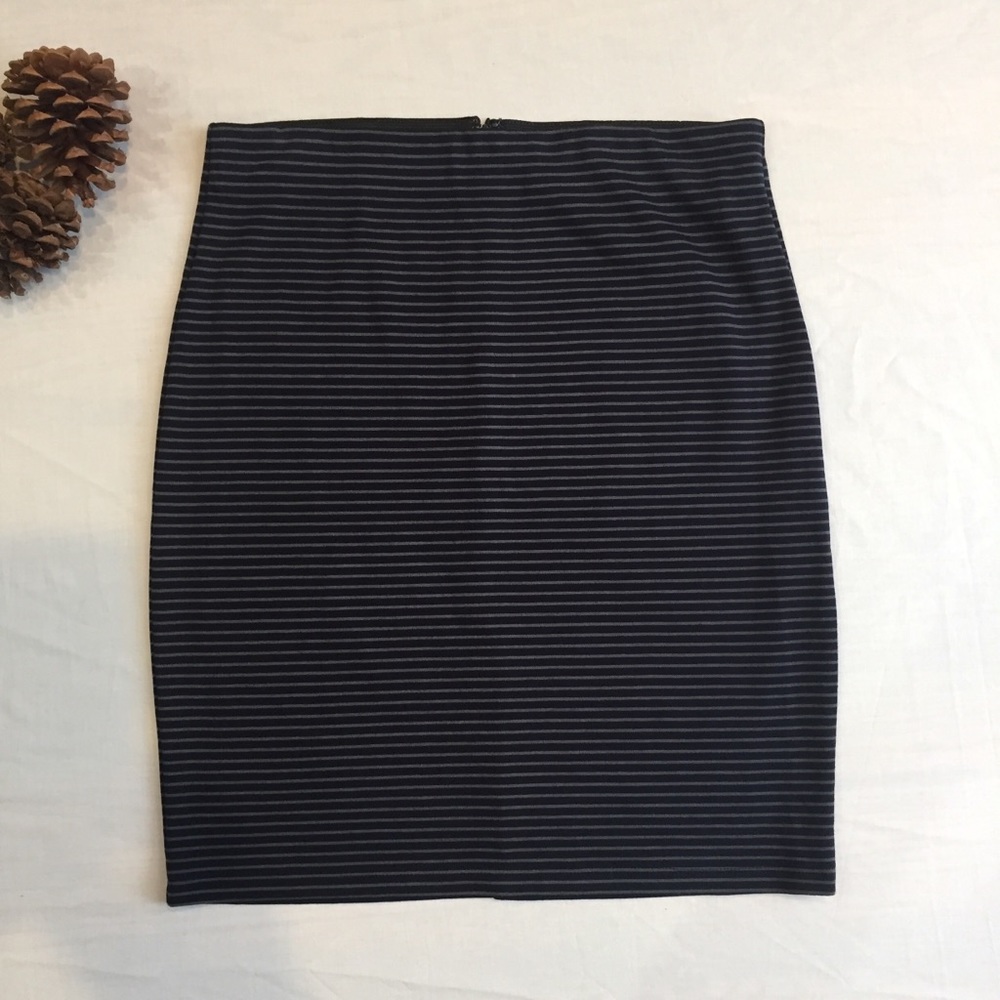 NWOT Ann Taylor Stretchy Stripe Pencil Skirt